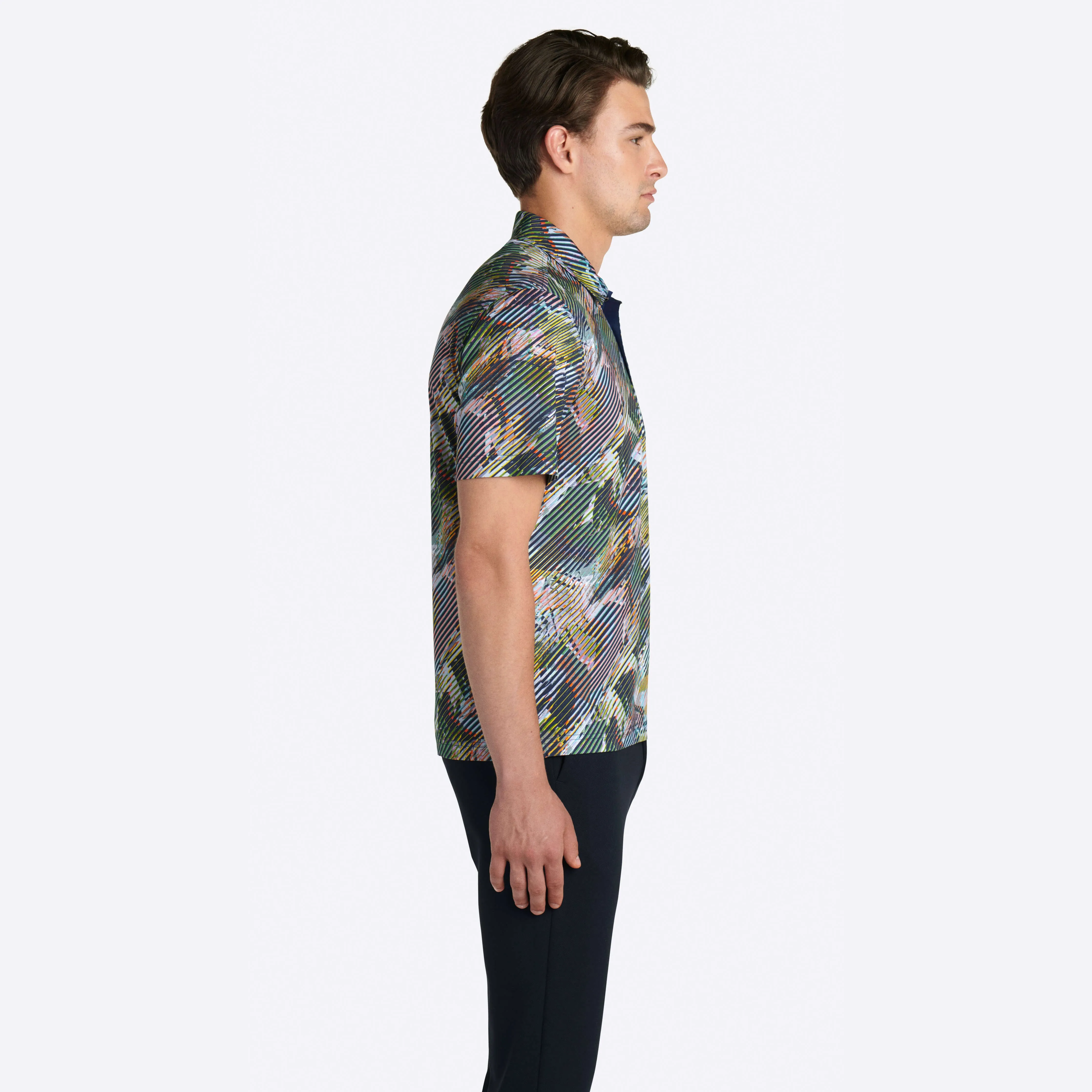 Abstract Print Polo