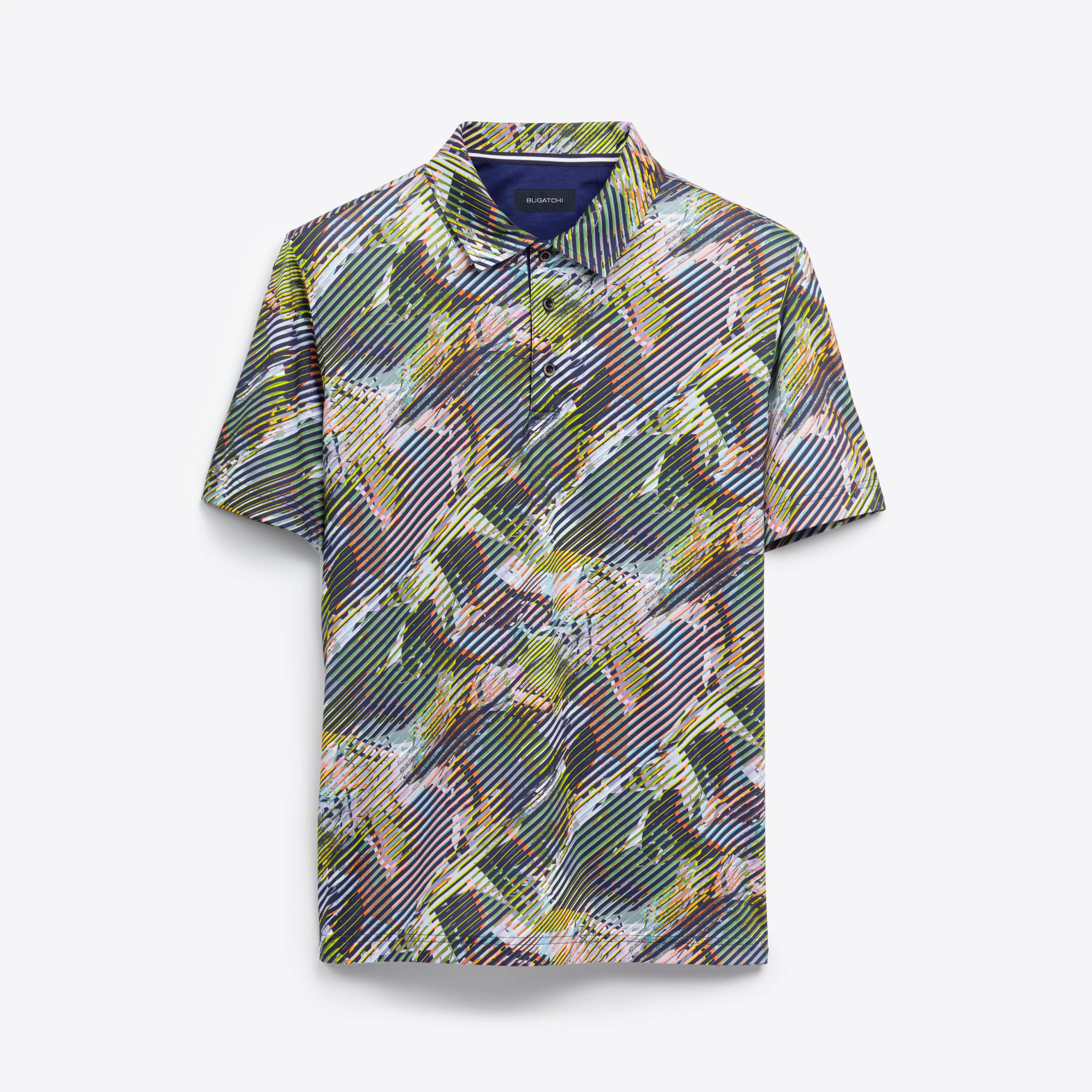 Abstract Print Polo