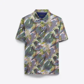 Abstract Print Polo
