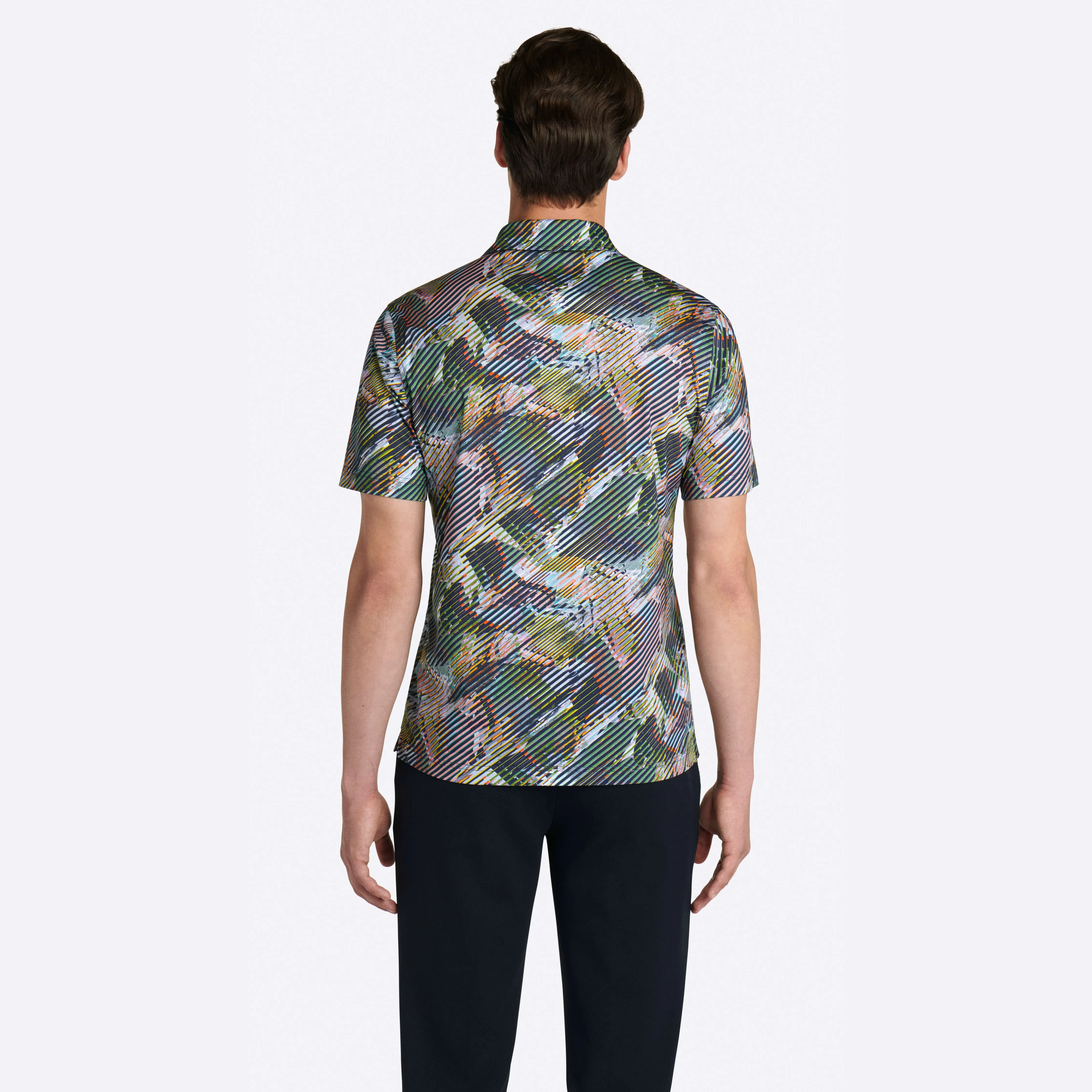 Abstract Print Polo