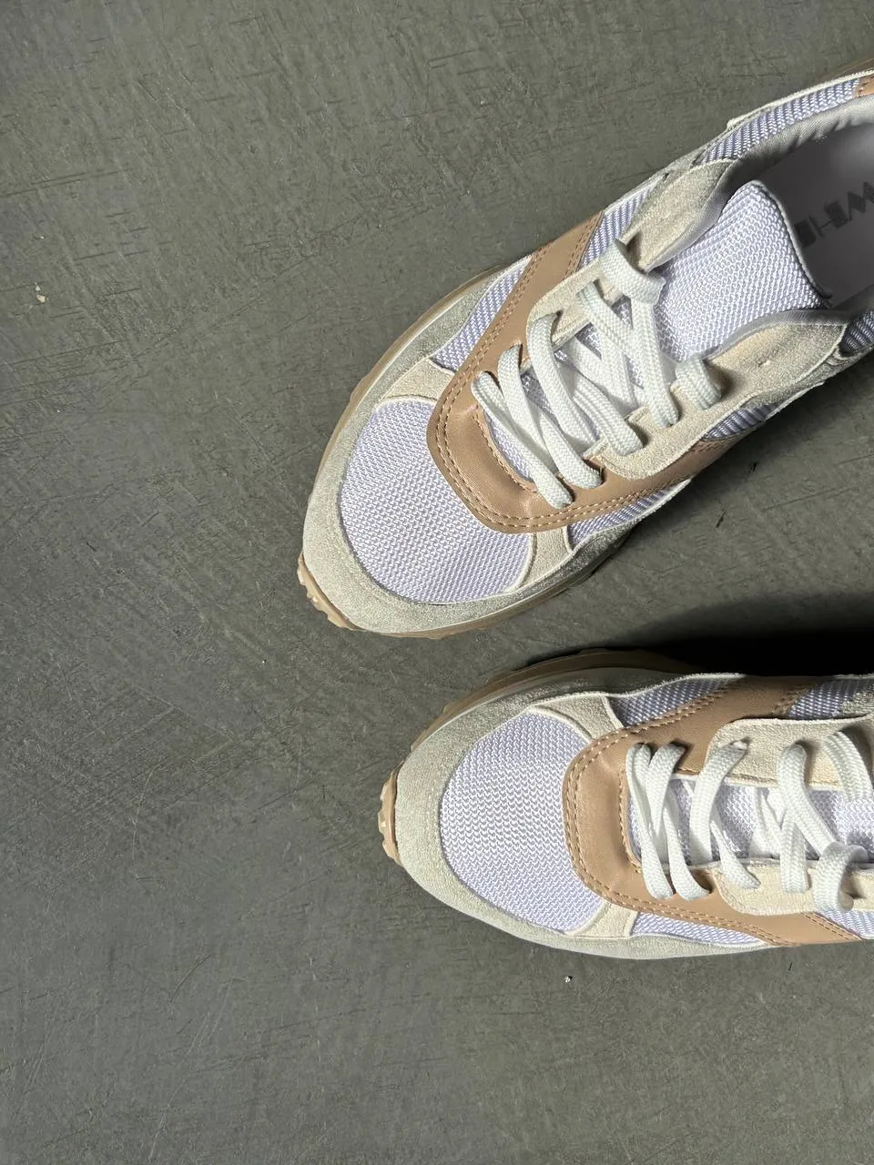 Beige sneakers