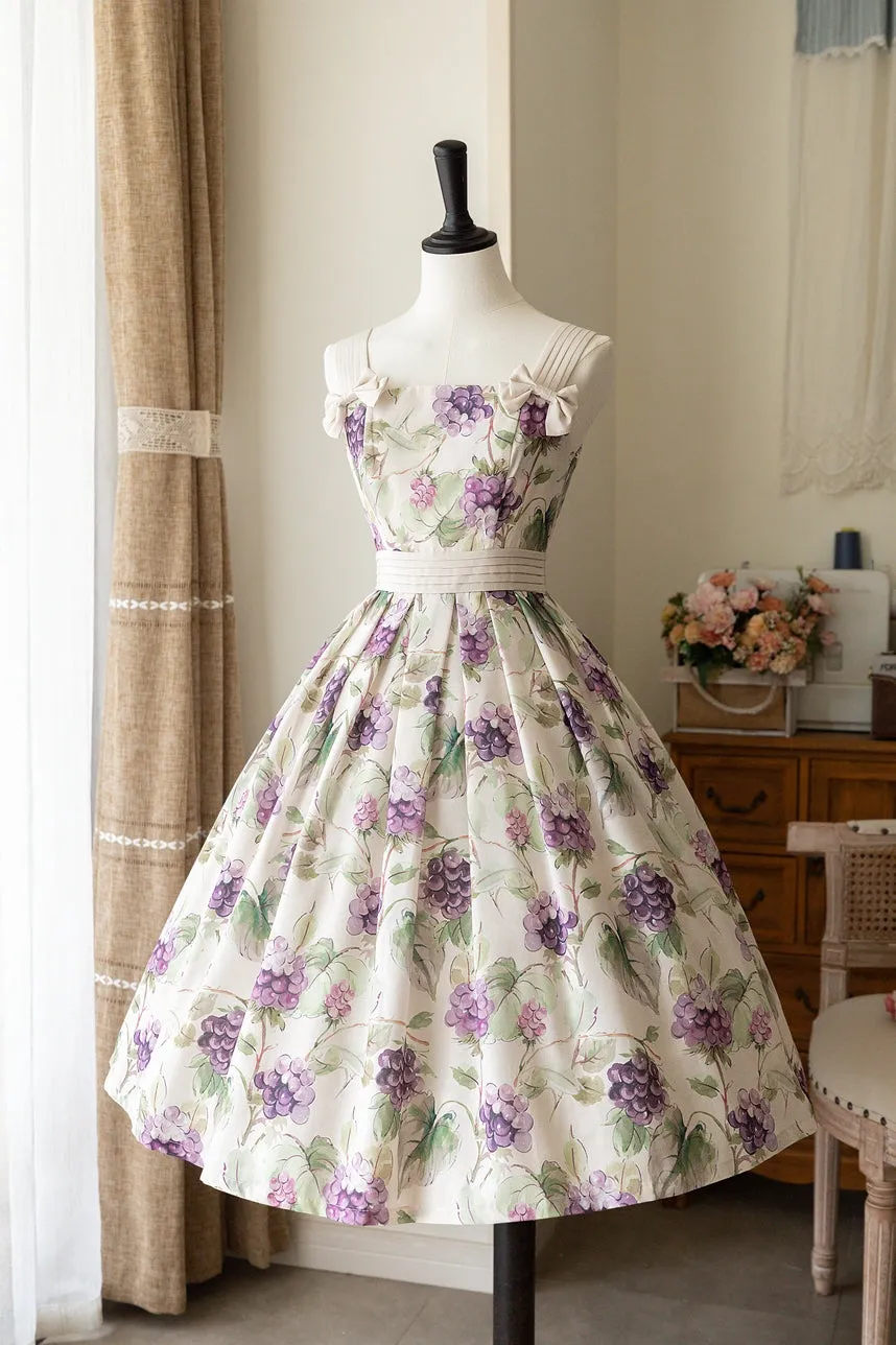 (BFM)Forest Wardrobe~Forest Holiday~Elegant Lolita Foral Print JSK Dress Multicolors