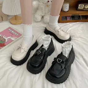 binfenxie Chunky Loafers Women Lolita Mary Jane loafers Shoes For Woman Spring Platform Ladies Loafers Vintage Soft Slip On Oxford Shoes