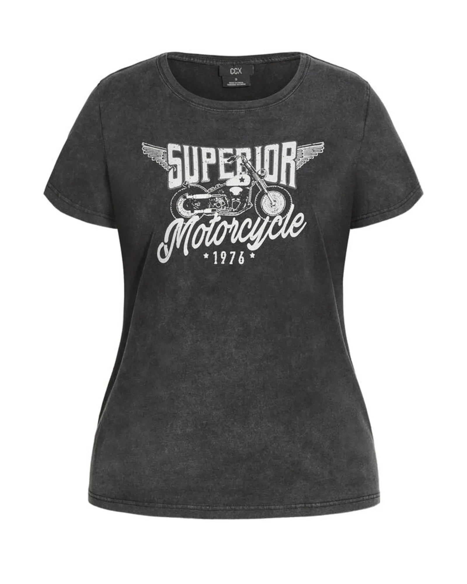 California Cotton Graphic Tee | Acid Wash