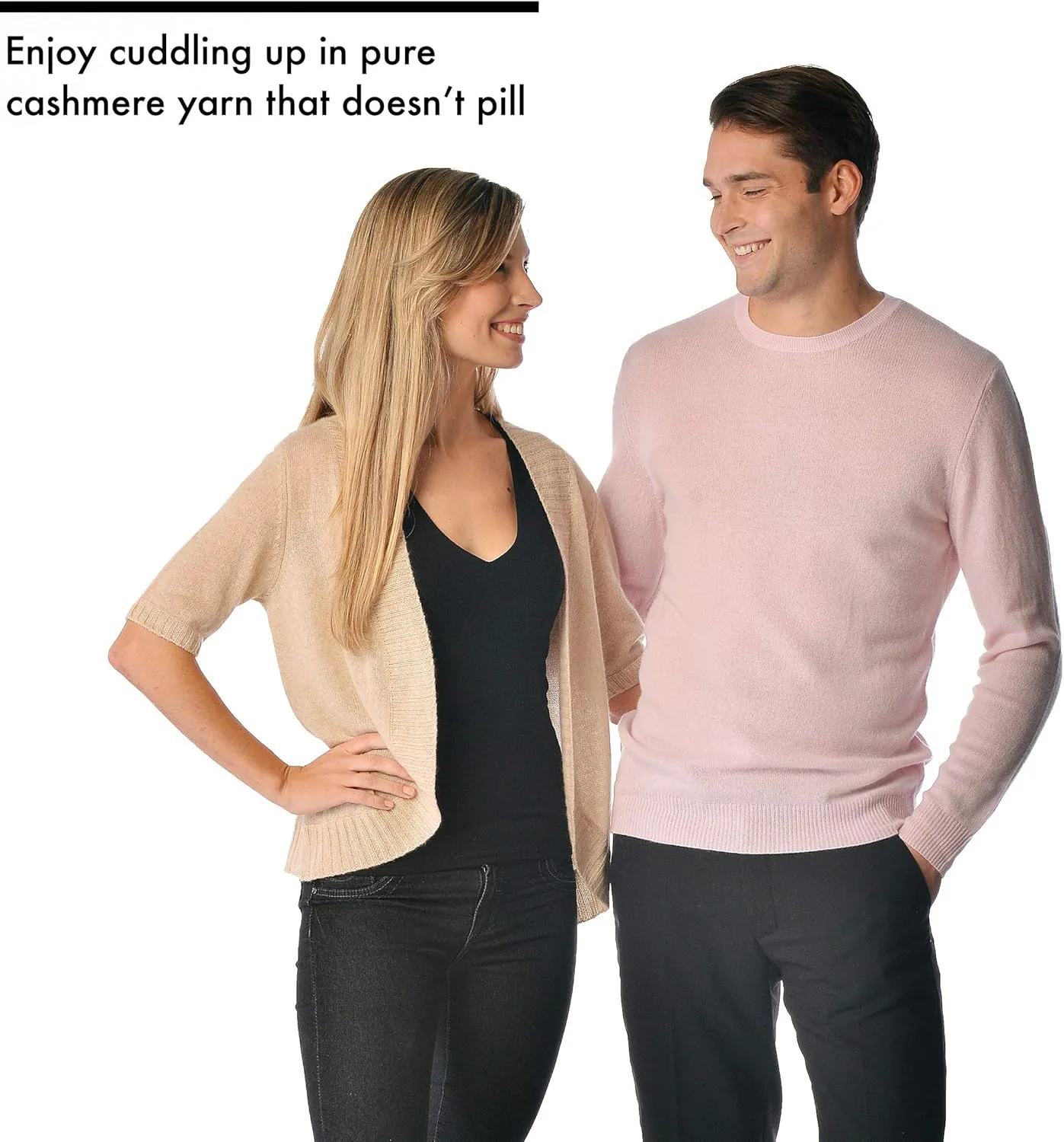 Cashmere Boutique 100% Pure Cashmere Polo Pullover Sweater for Men  Polo Neck, Long Sleeve, Lightweight, Soft & Warm Sweater