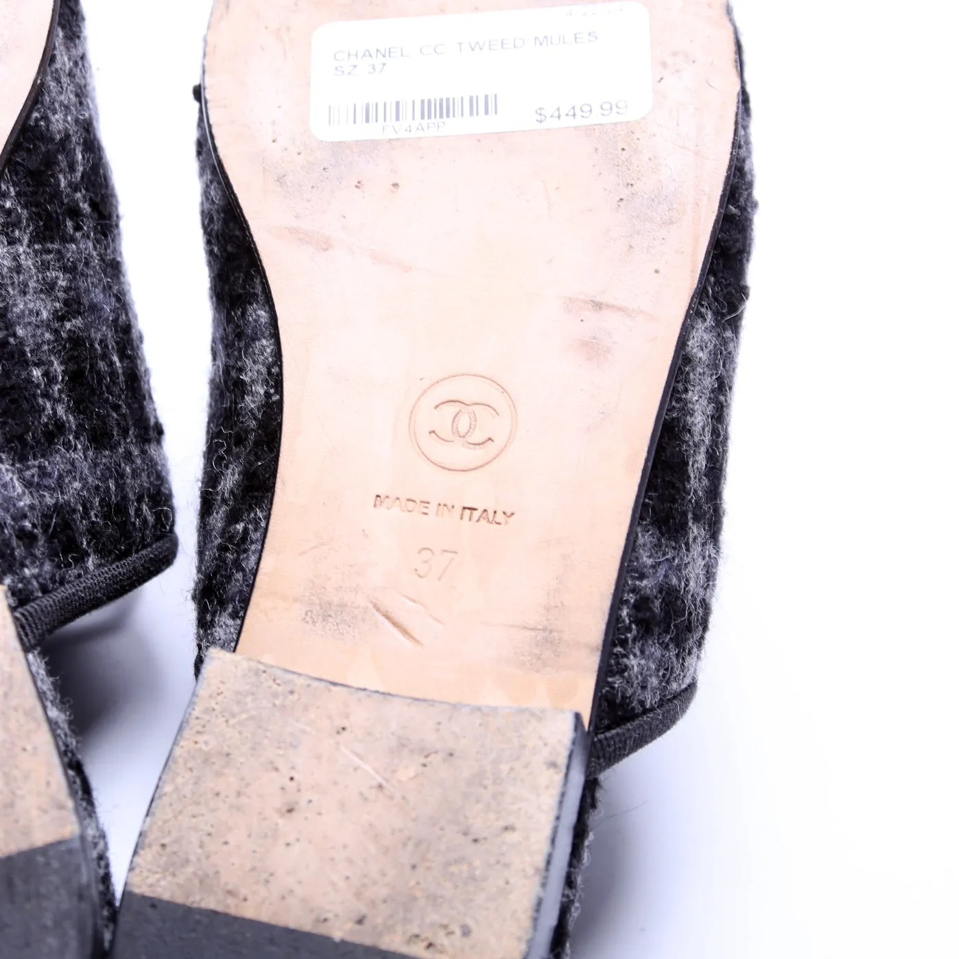 CC Tweed Mules Size 37
