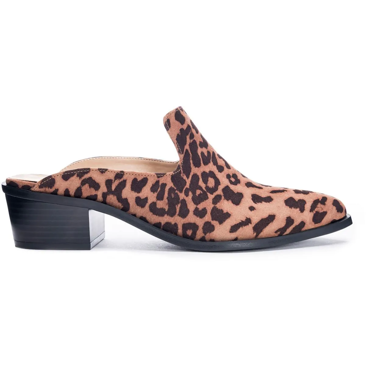 Chinese Laundry Womens Marnie Faux Leather Comfortable Mules