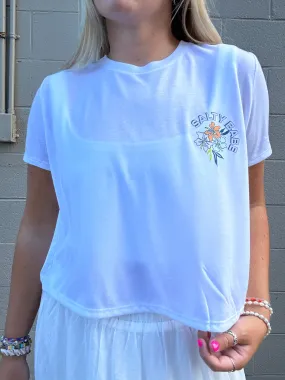 Coastal Club crop tee