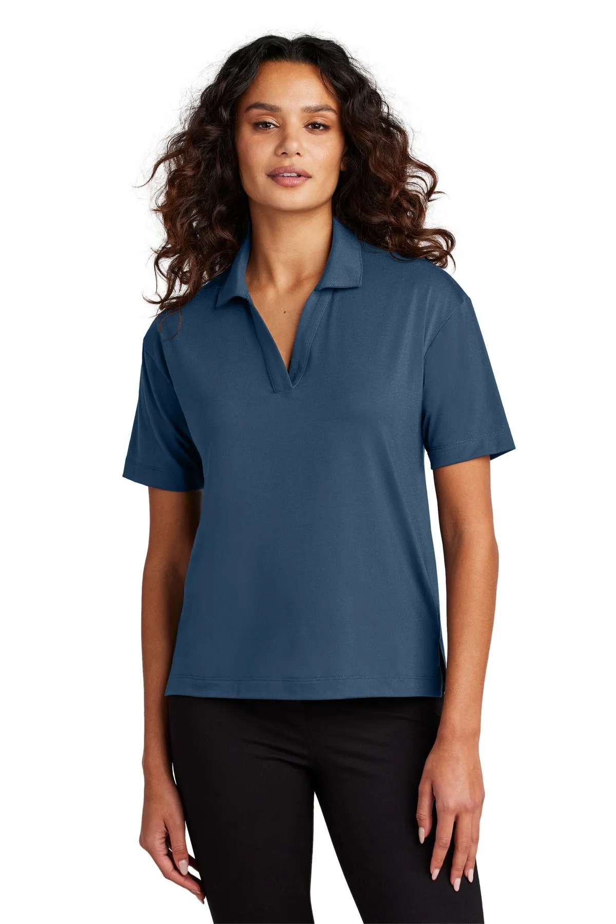 Custom Embroidered - Mercer Mettle™ Women's Stretch Jersey Polo MM1015