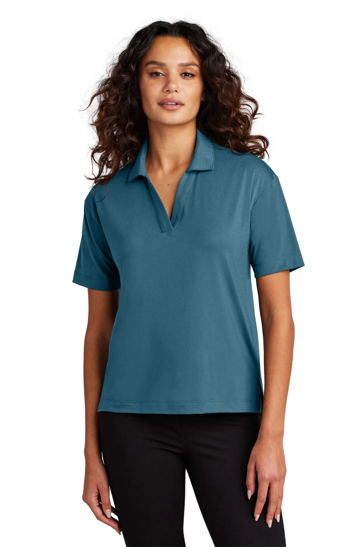 Custom Embroidered - Mercer Mettle™ Women's Stretch Jersey Polo MM1015