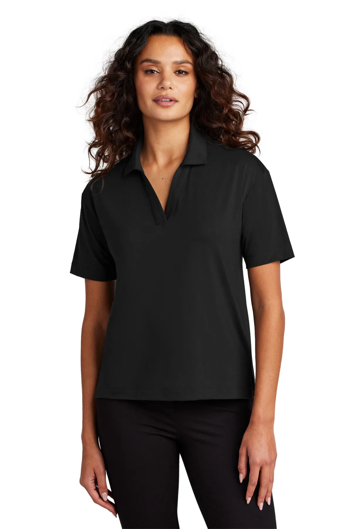 Custom Embroidered - Mercer Mettle™ Women's Stretch Jersey Polo MM1015