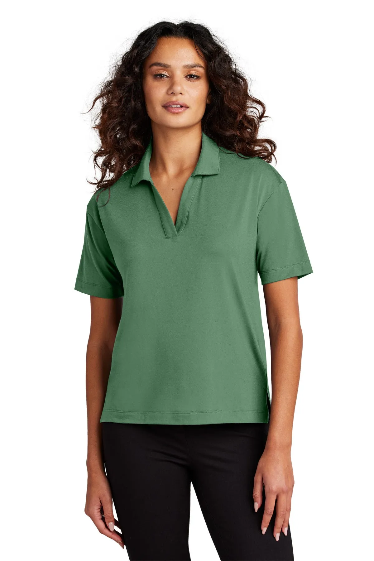 Custom Embroidered - Mercer Mettle™ Women's Stretch Jersey Polo MM1015