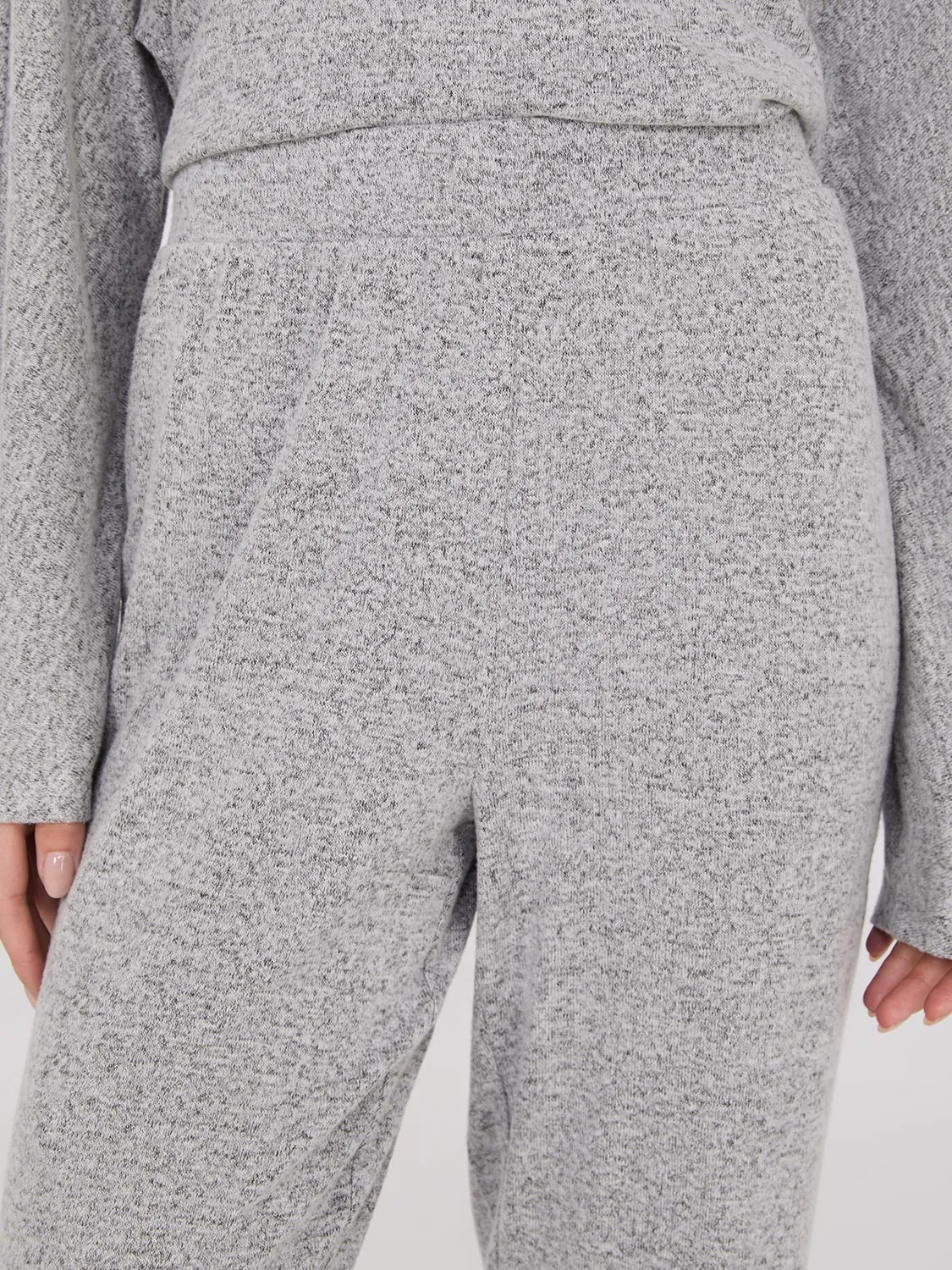 Dolman Sleeve Melange Pajama Set