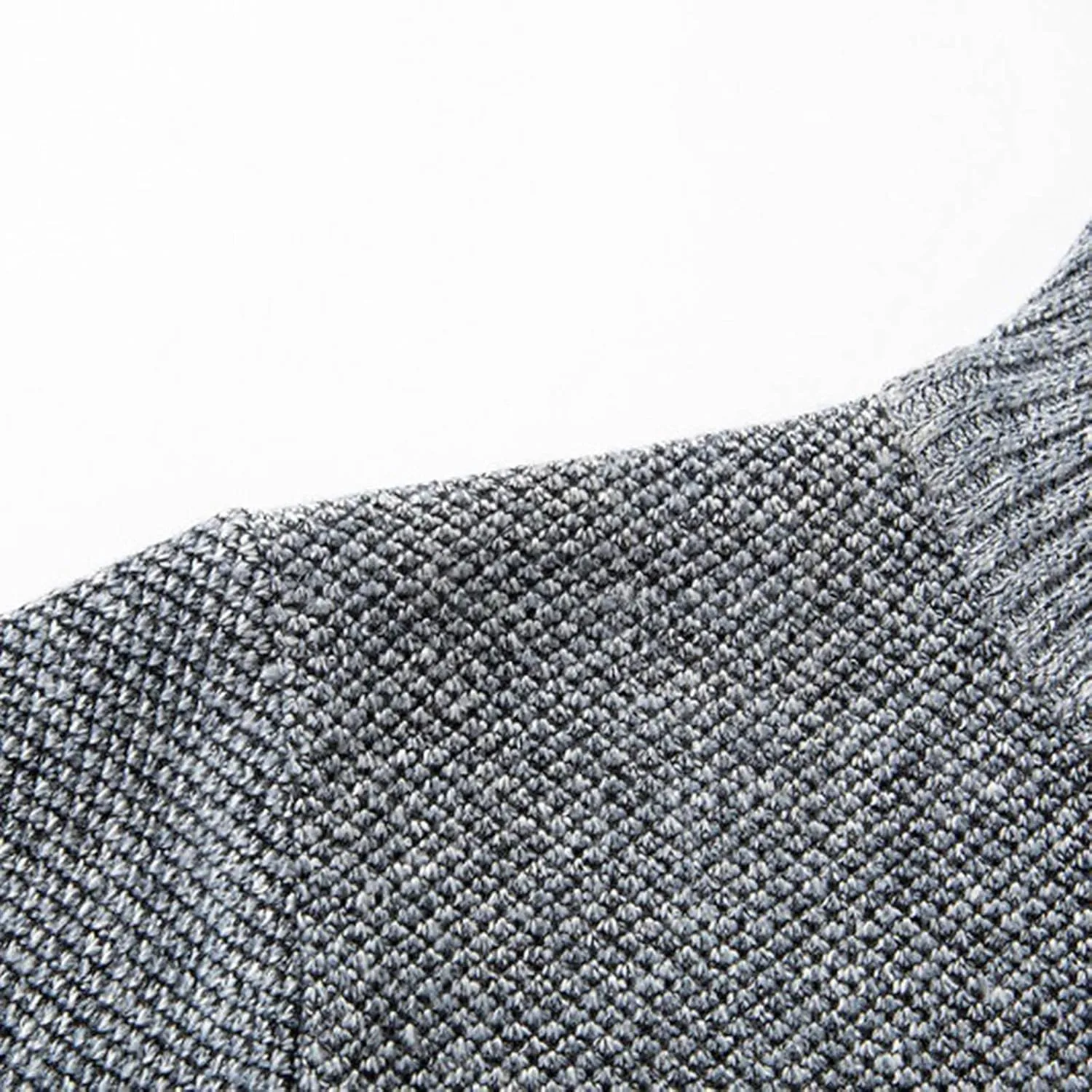 Fall Winter Sweater Cardigan for Men Full Zip Soft Knitted Long Sleeve Warm Sweater Fleece Lined Workout Dress Jacket