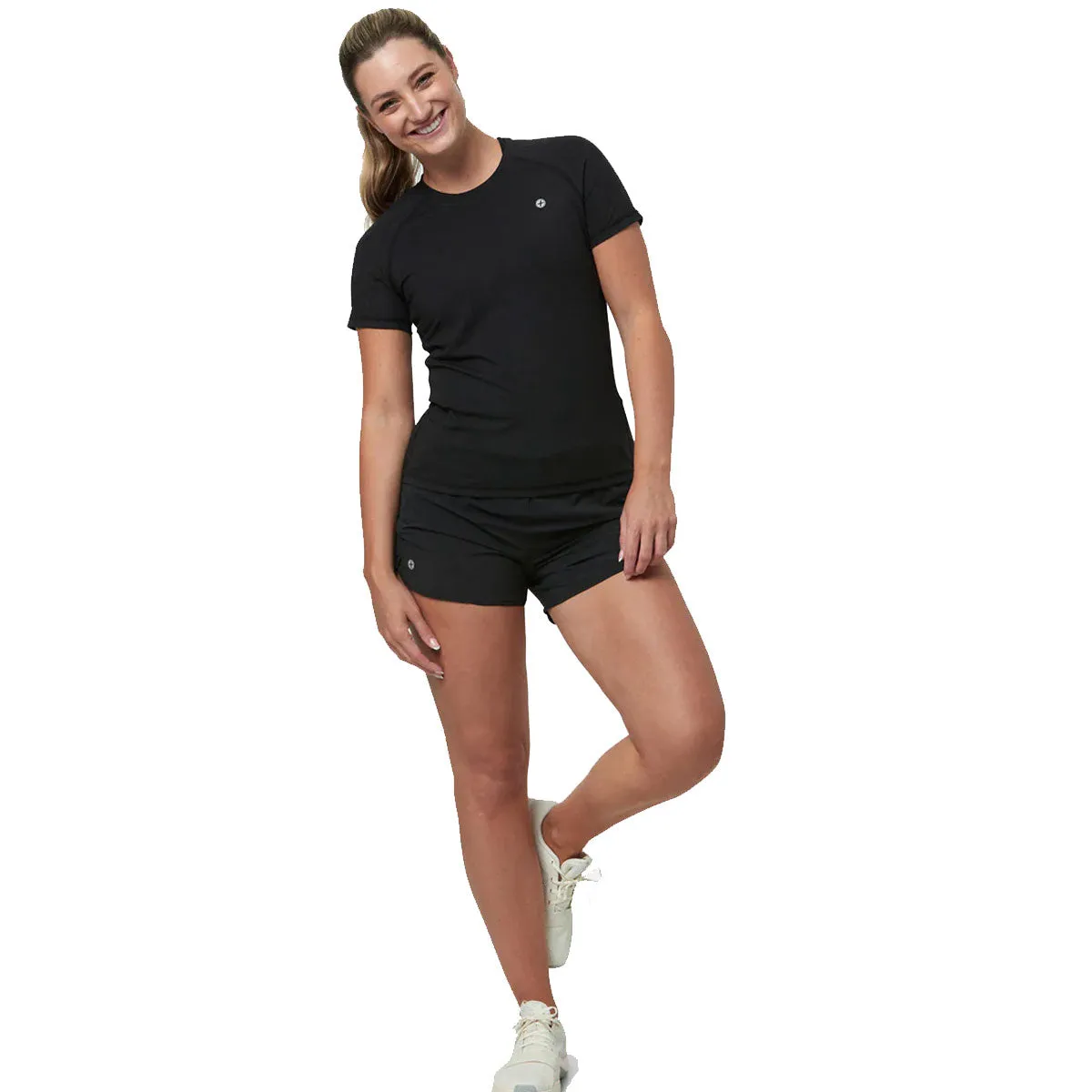Gym Coffee Relentless Tee - Womens - Black