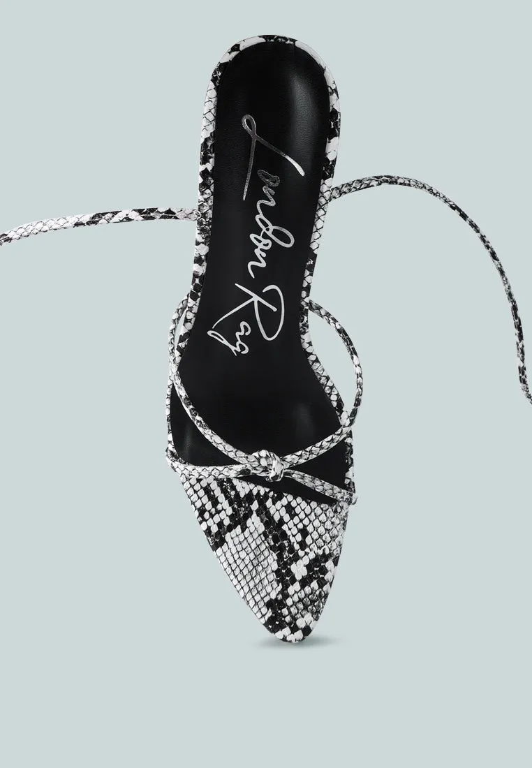 High Heel Lace Up Heels