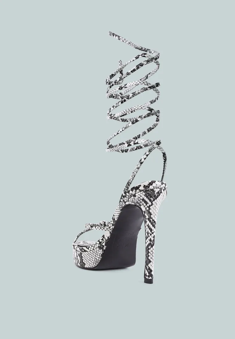 High Heel Lace Up Heels