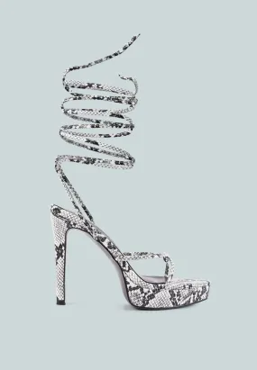 High Heel Lace Up Heels