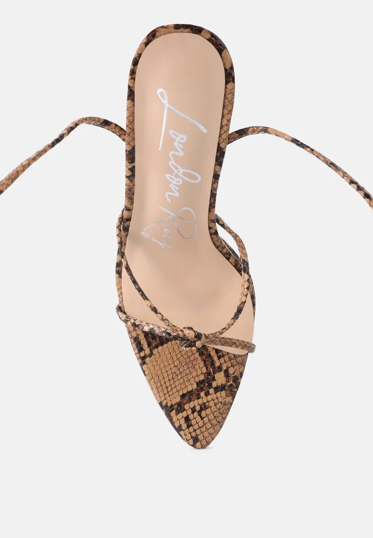 High Heel Lace Up Heels