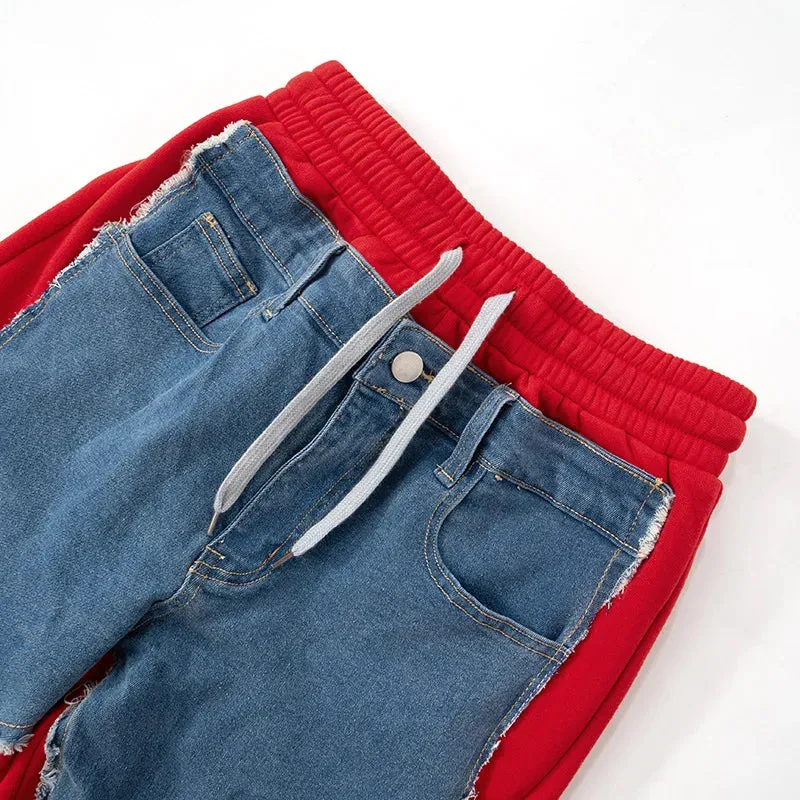 High Value Patchwork Denim Pants