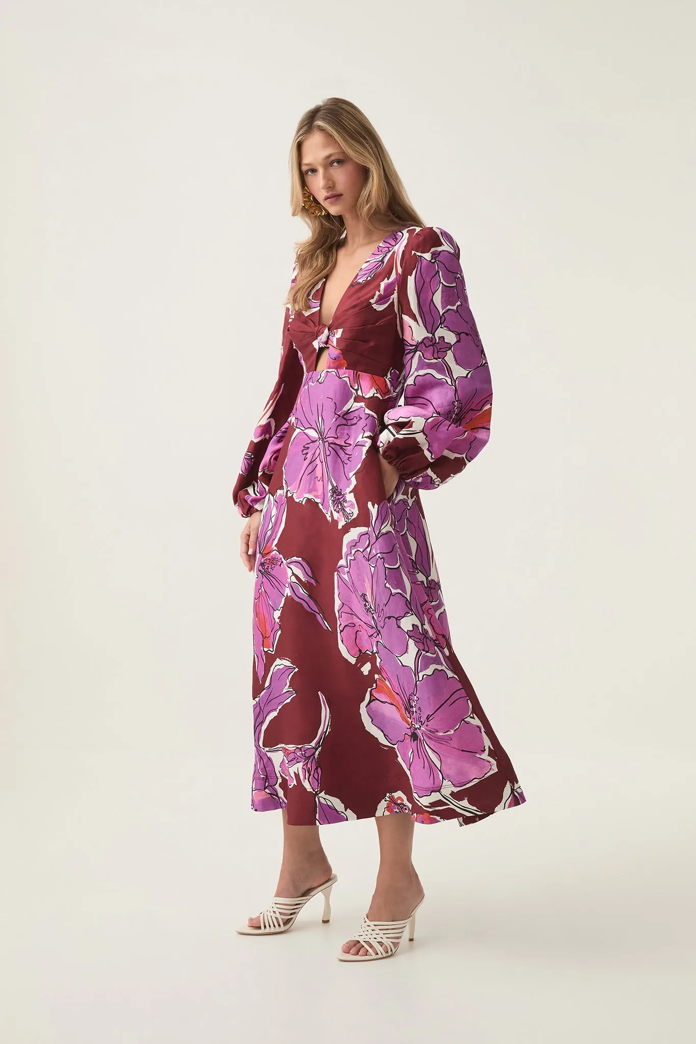 Inflorescence Midi Dress