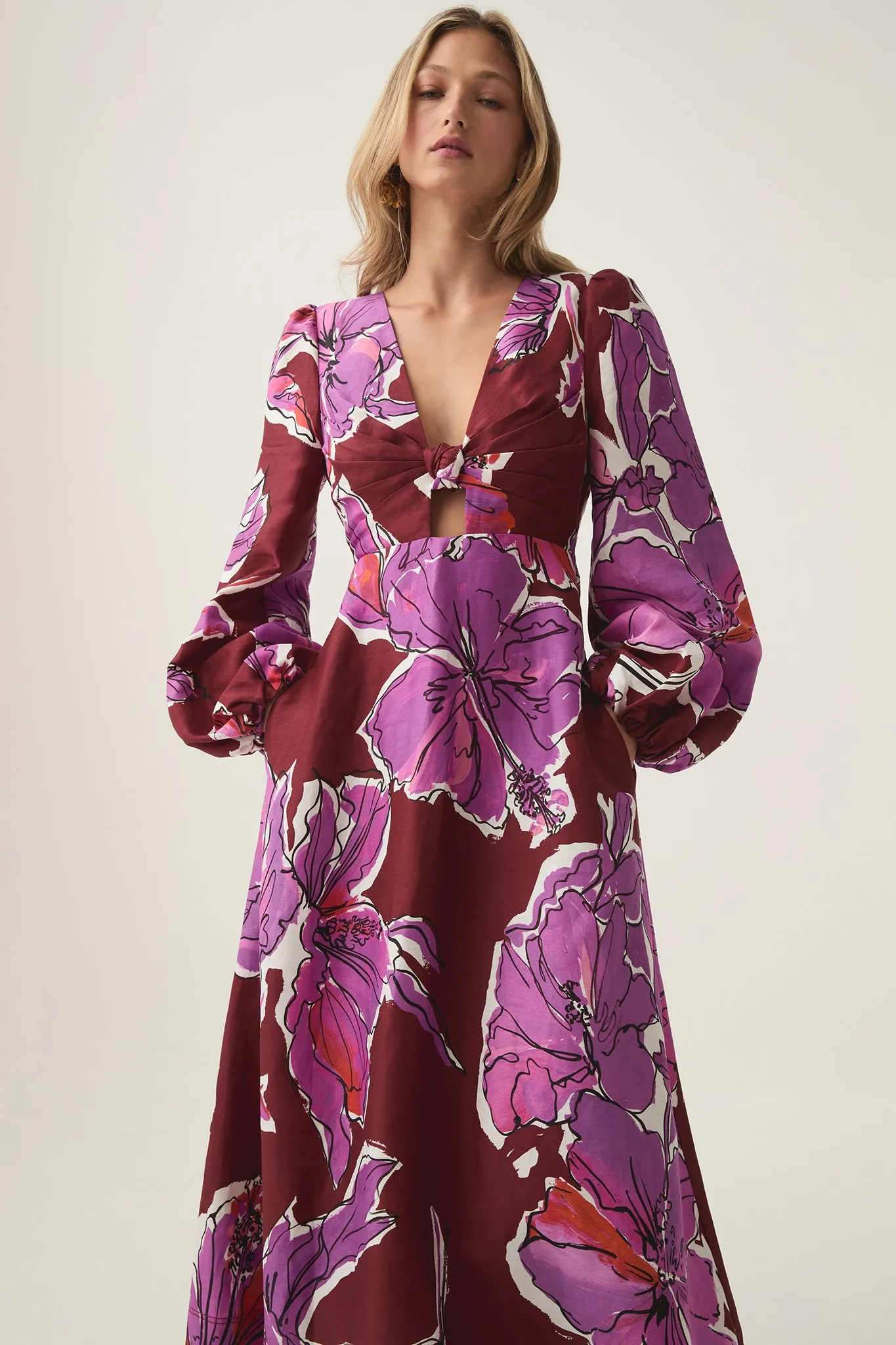 Inflorescence Midi Dress