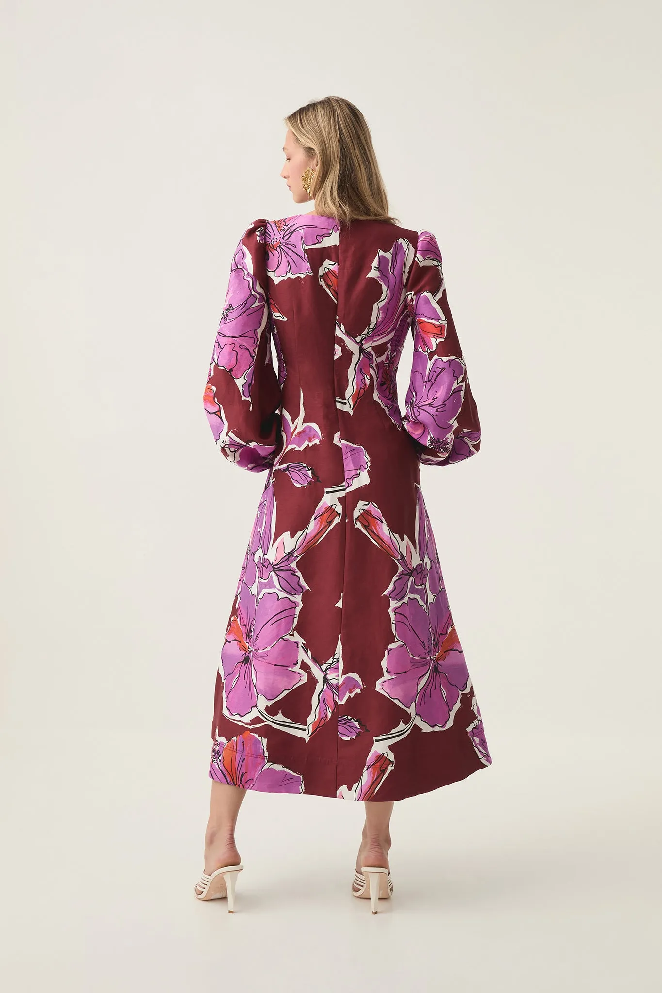 Inflorescence Midi Dress