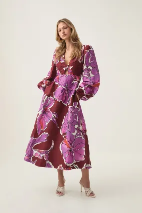Inflorescence Midi Dress