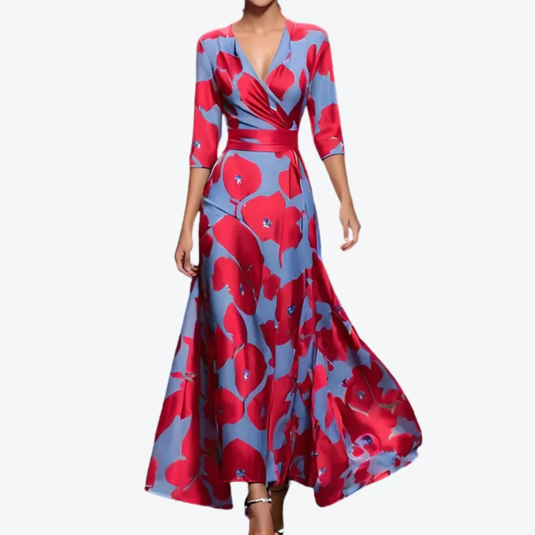 ISLA™ | ELEGANT FLORAL DRESS