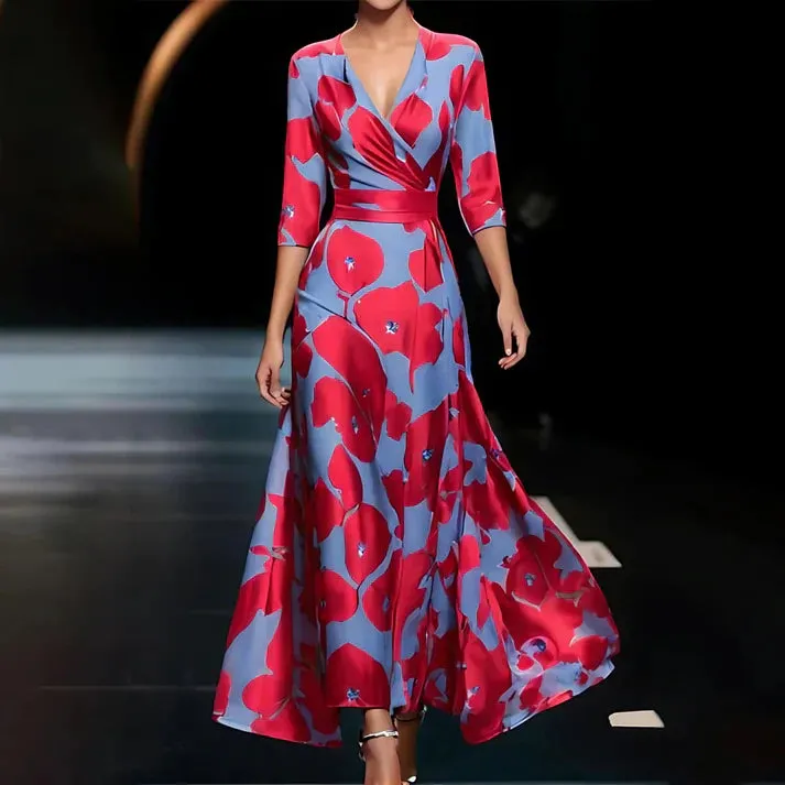 ISLA™ | ELEGANT FLORAL DRESS