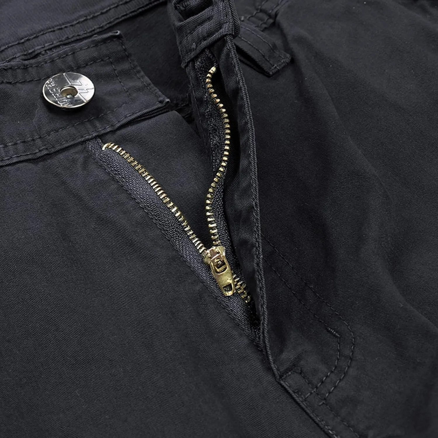 Lu's Chic Men's Chino Pants Cargo Workout Lounge Jogger Work Tapered Streetwear Trousers