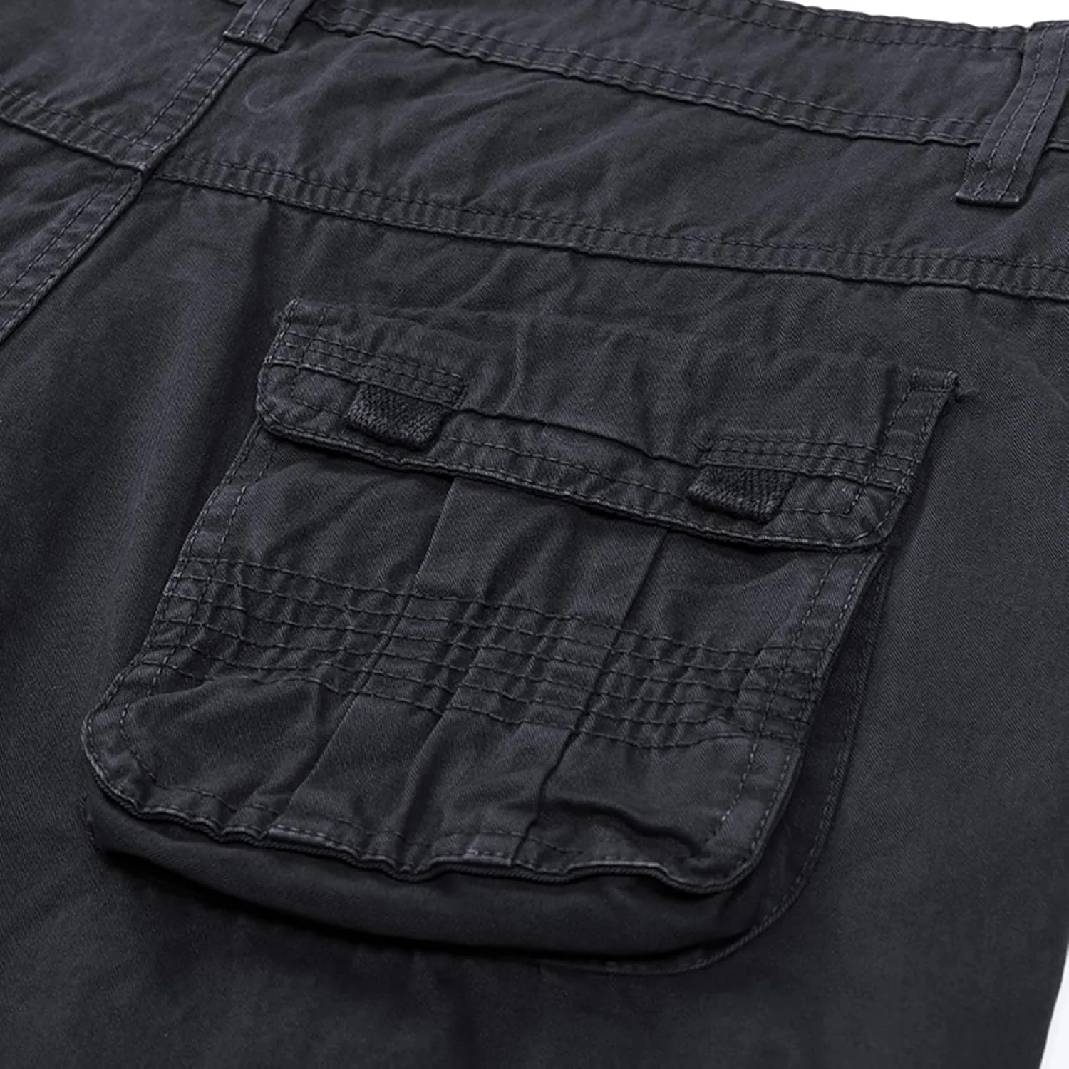 Lu's Chic Men's Chino Pants Cargo Workout Lounge Jogger Work Tapered Streetwear Trousers