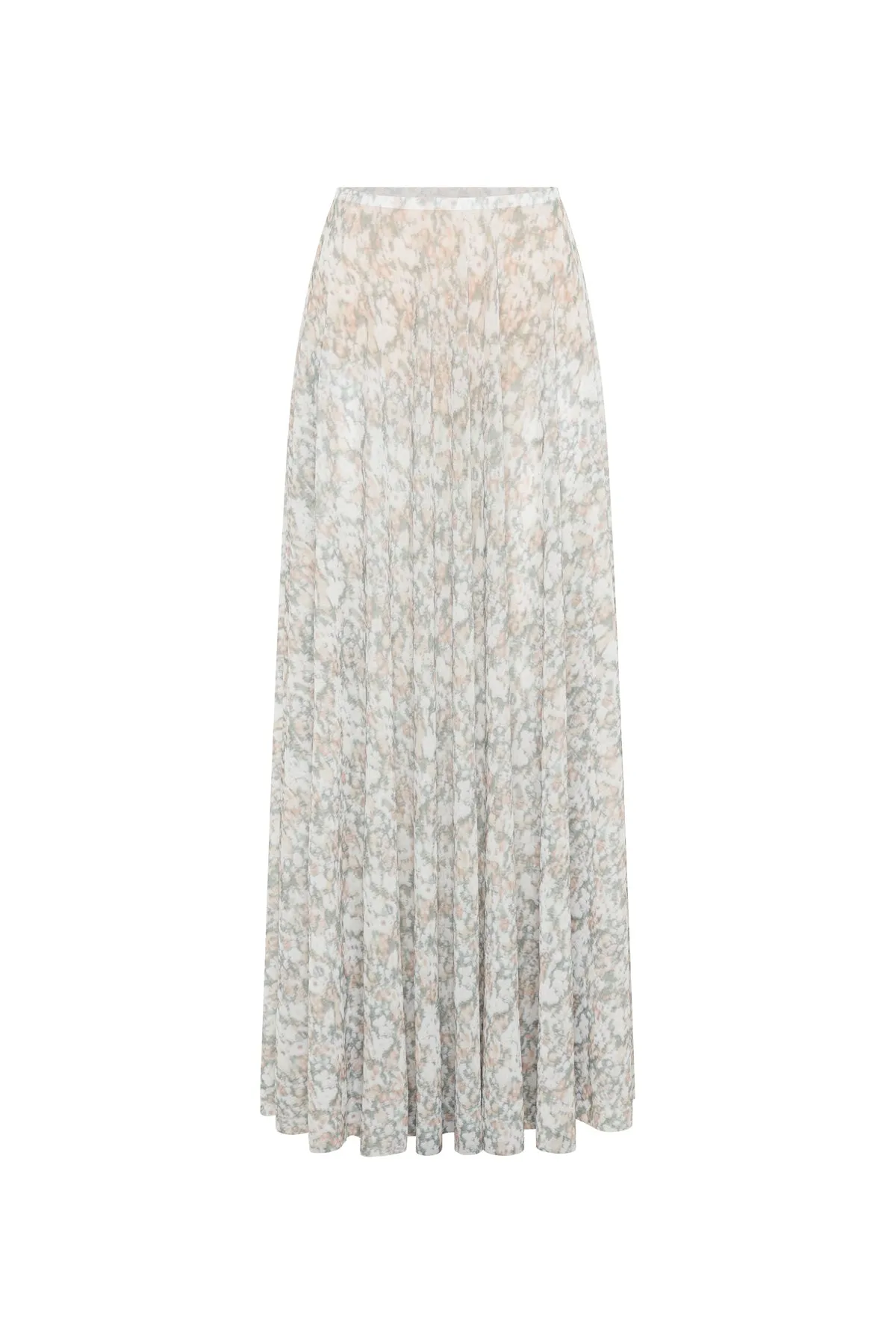 Majorelle Floral Print Skirt