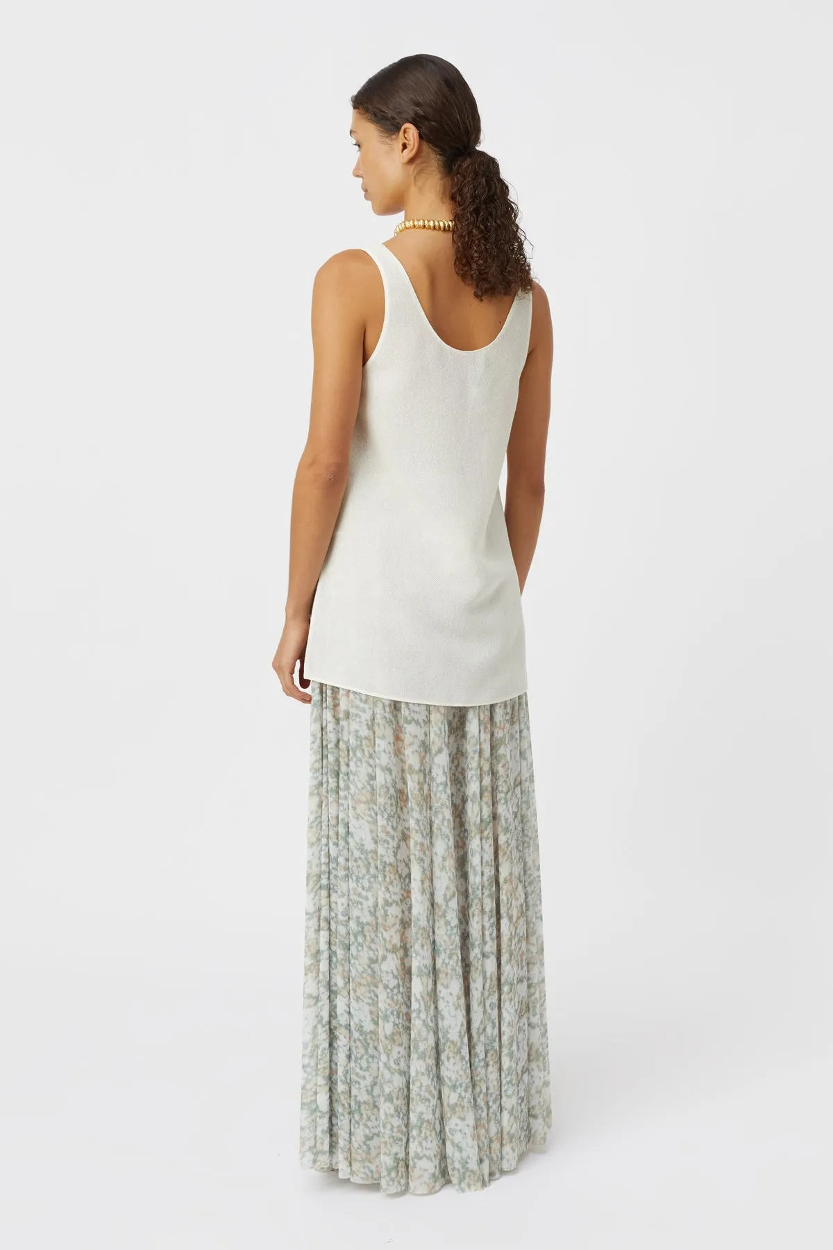 Majorelle Floral Print Skirt