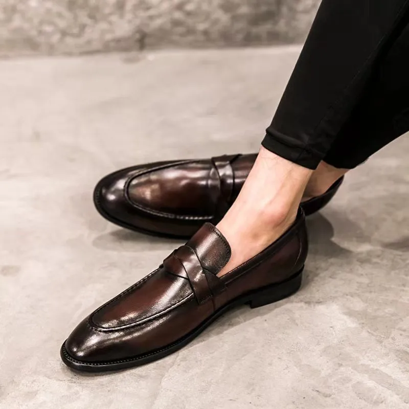 Men's casual penny loafers Daily slip on shoes