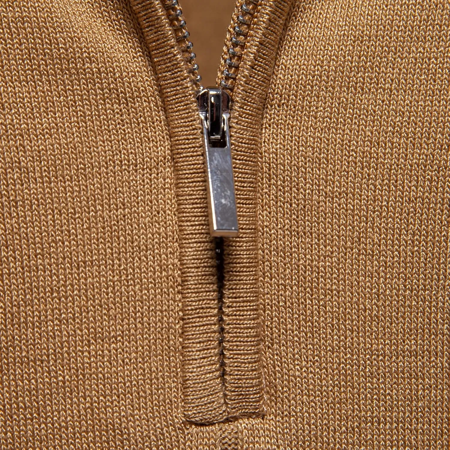 Mens Golf Polo Shirts Short Sleeve Quarter Zip Knit Polos Slim Fit Textured Stretchy Polo Shirt for Men