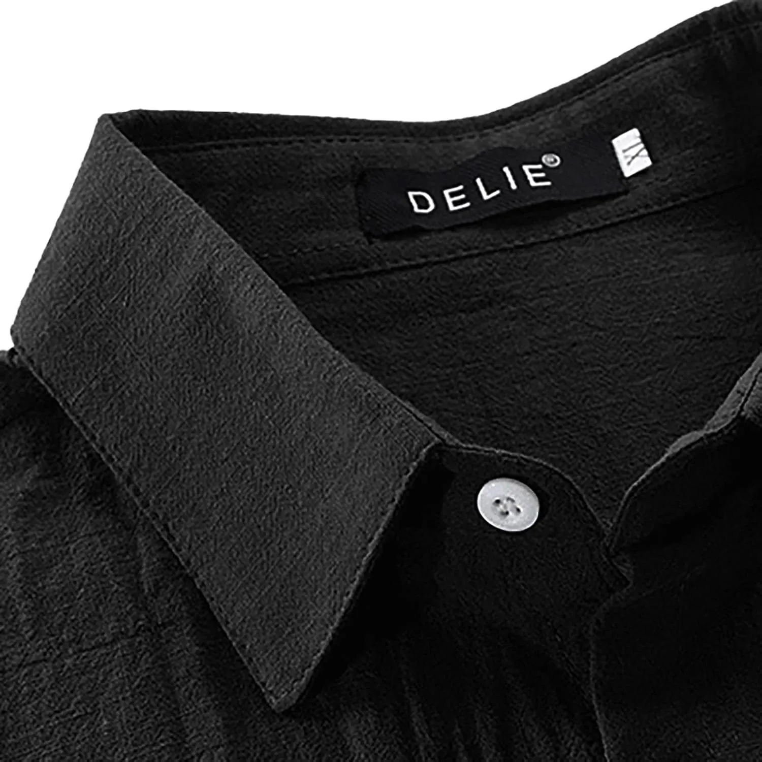 Men's Linen Cotton Tank Top Solid Color Sleeveless Single Breasted Lapel Vest Quick Dry Breathable Island Summer Beach Shirt