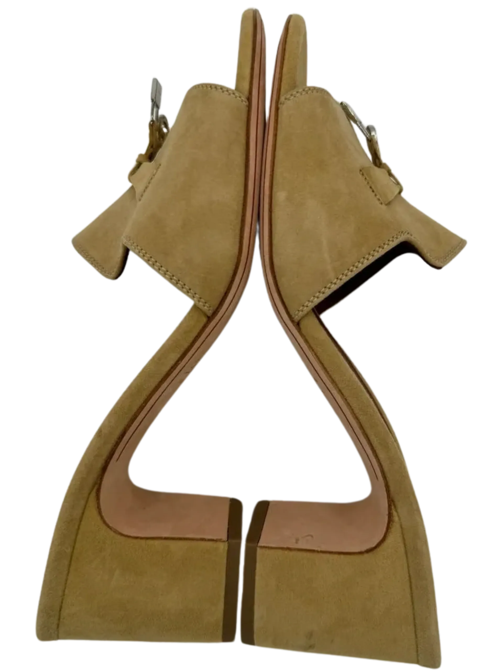 *NEW* LORO PIANA Summer Charms embellished suede mules