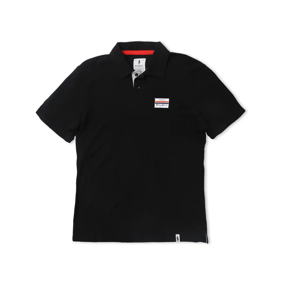 Racing Spirit Patch Polo Shirt - White
