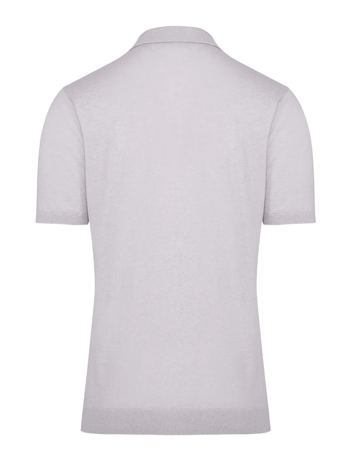 Regular Fit Cotton Blend Lilac Polo T-Shirt
