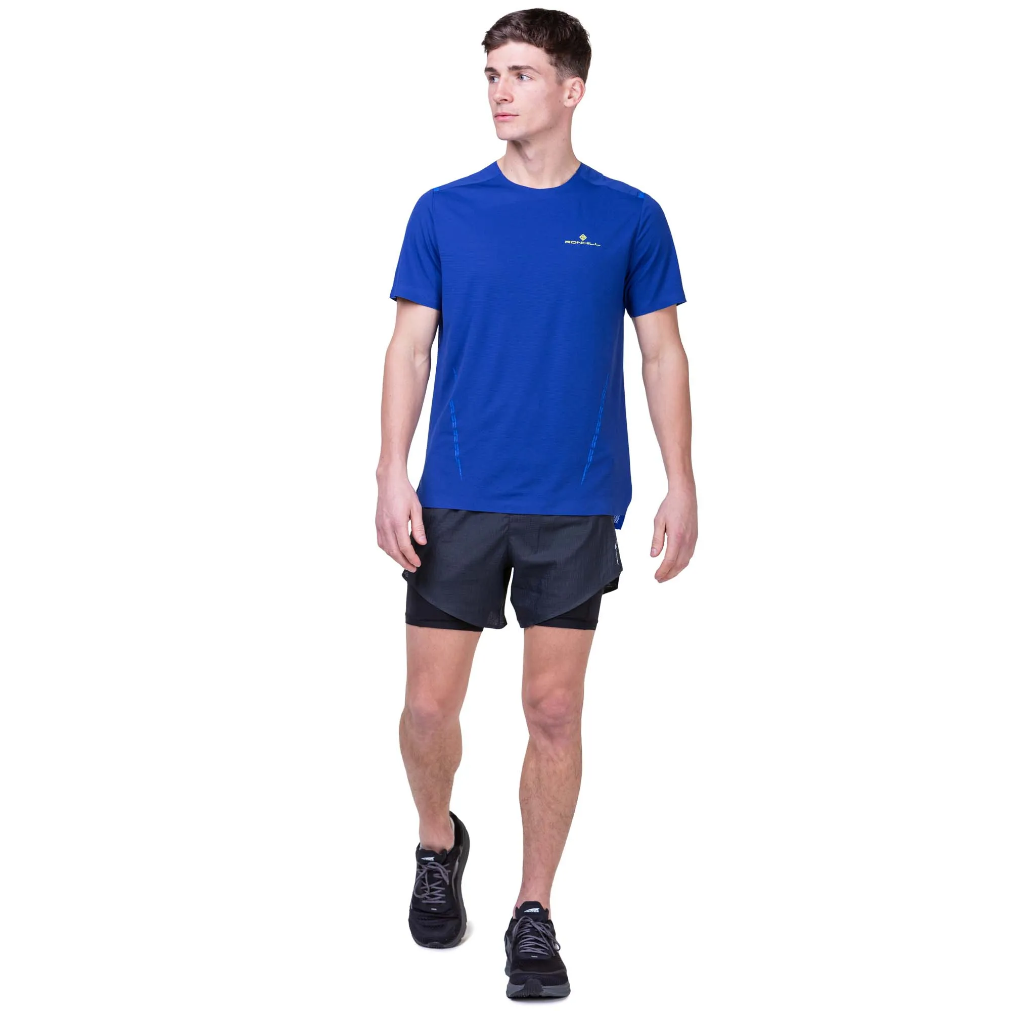 Ronhill | Men's Tech Race S/S Tee - Ocean/Azurite