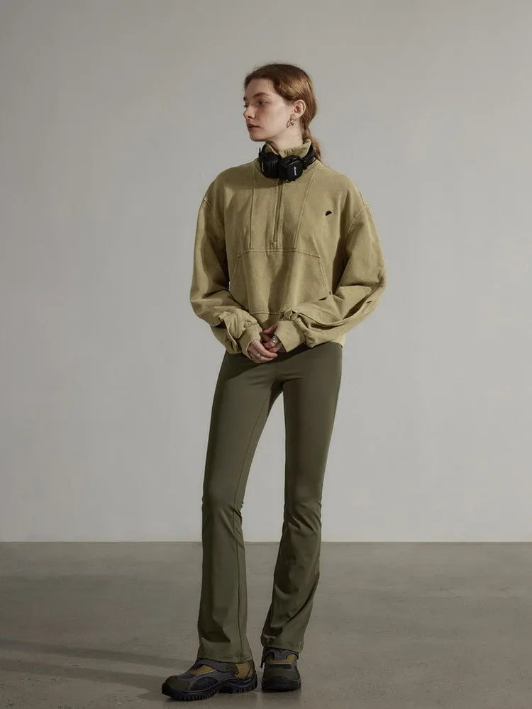 Set-Up Casual Chic Simple Retro Tops＆Pants