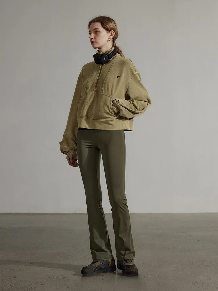 Set-Up Casual Chic Simple Retro Tops＆Pants