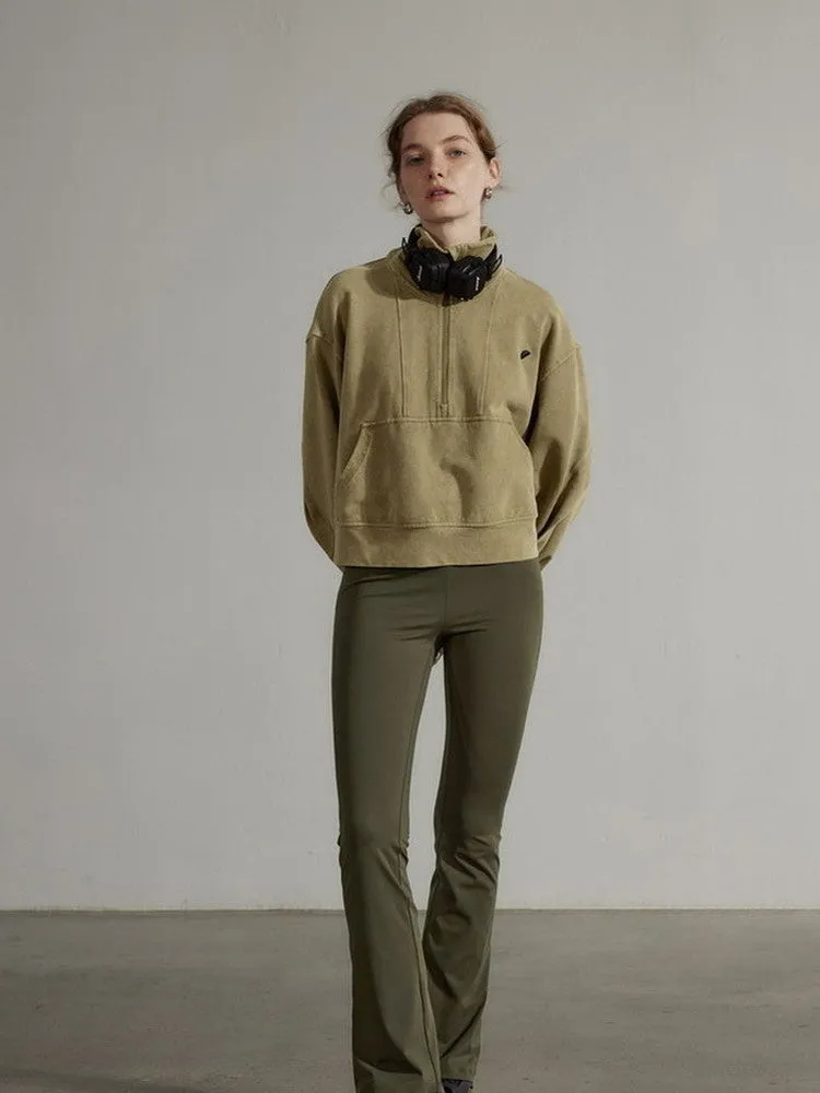 Set-Up Casual Chic Simple Retro Tops＆Pants