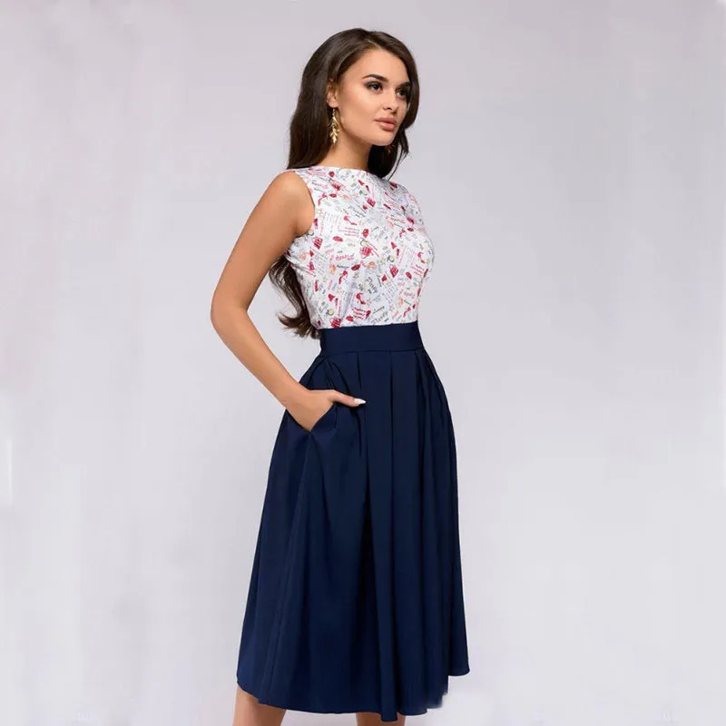Uptown Elegant  Summer Dress