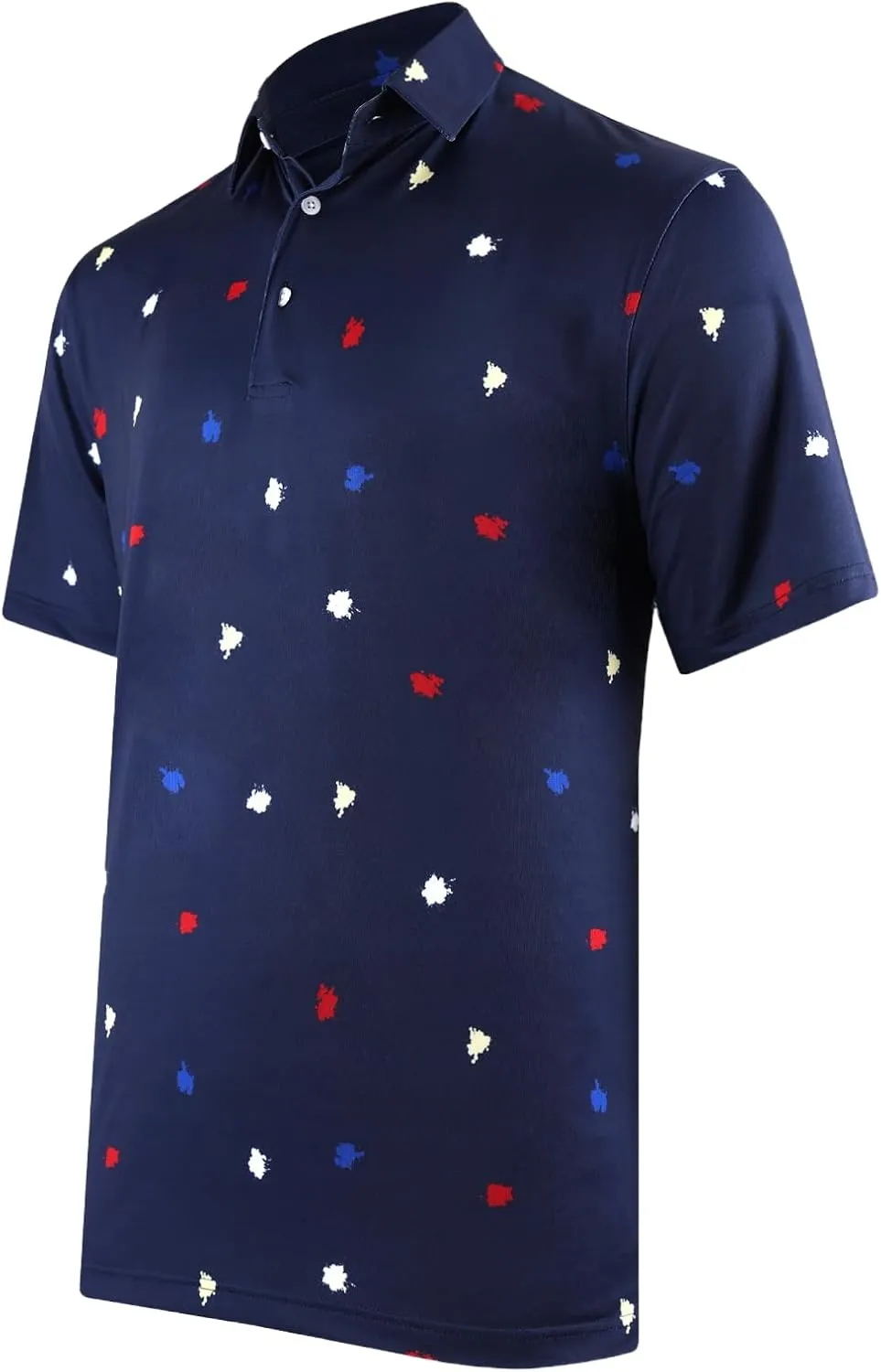 White Label Golf-Mens Golf Short Sleeve Performance Moisture Wicking Quick Dry Polo Shirt-The Catch Polo