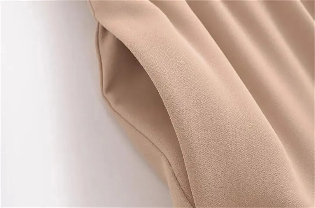 Women's Pants 2-Piece Set Chic Loose Elegant Elastic Waist Pants Holiday Sets